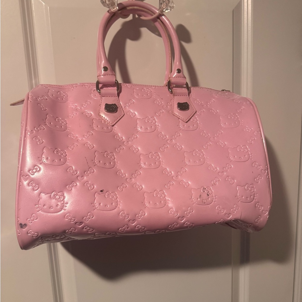 Pink Embossed Hello Kitty Women's Handbag